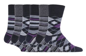 6 paires de chaussettes non élastiques pour homme Gentle Grip 6-11 UK (SOMRJ580) (6-11 UK) 1