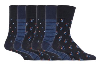 Lot de 6 paires de chaussettes non élastiques pour homme Gentle Grip 6-11 UK (SOMRJ582) (6-11 UK) 1