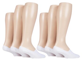 Gentle Grip - Lot de 6 paires pour homme Invisible No Show Silicone Grip Soft Touch (SOMRV02H3) (6-11 UK) 1