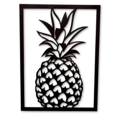 Tableau ananas avec cadre