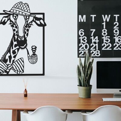 Tableau girafe hipster