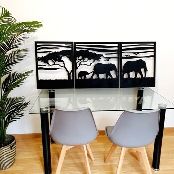 Peindre les éléphants d'Afrique 1