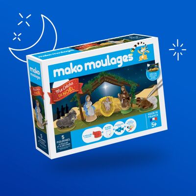 Caja creativa mako molduras Mi pesebre navideño