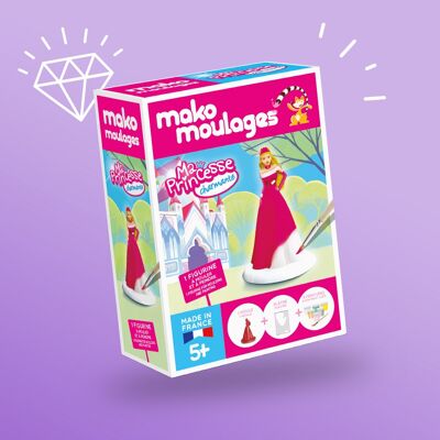 Kit créatif mako moulages Ma princesse charmante / Charming princess
