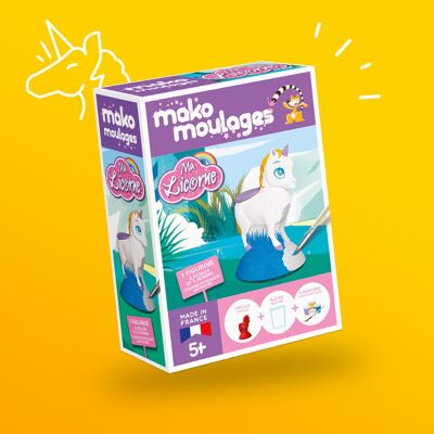 Kit créatif mako moulages Ma licorne / Unicorn