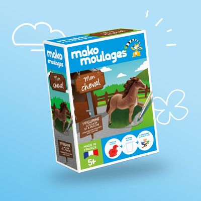 Kit créatif mako moulages Mon cheval / Horse