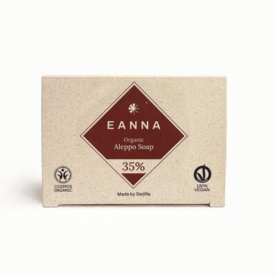 Organic Aleppo soap 35%/ Olive soap/ Ekologisk Aleppotvål 35% lagerbärsolja