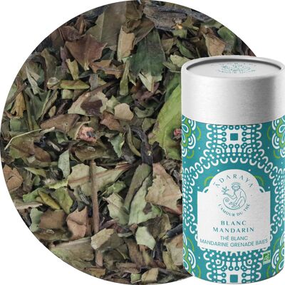 Té Blanco Mandarina Blanco Ecológico Caja Premium 50g