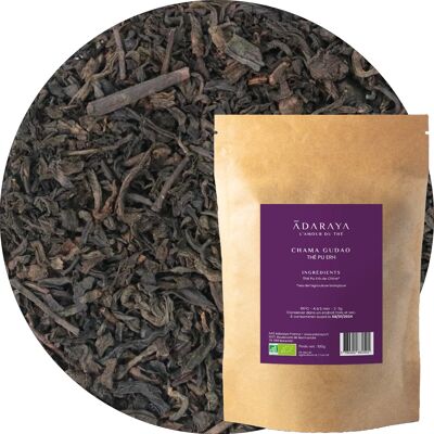 Ricarica di tè pu-erh biologico Chama Gudao 100 g