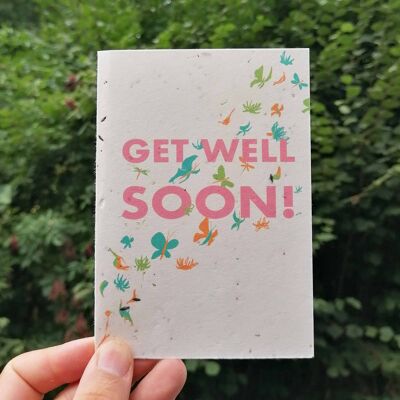 GET WELL SOON - Plantable Card