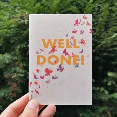 WELL DONE - Plantable Card
