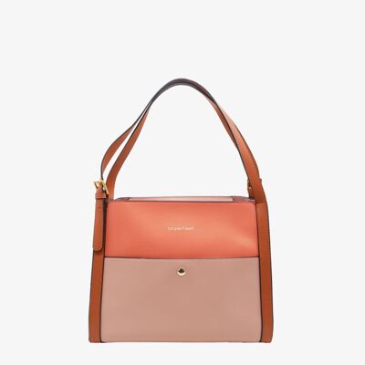 Bolso de hombro cuadrado Cassy - Naranja