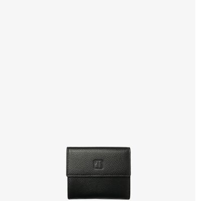 Pablo Small Double-Sided Wallet - Black