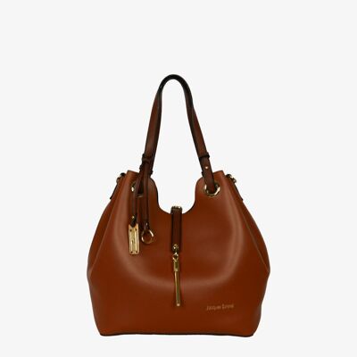 Abby shoulder bag - Camel