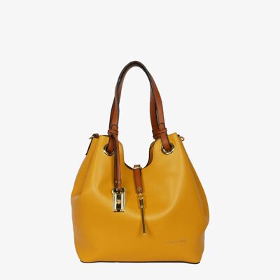 Bolso bandolera Abby - Amarillo