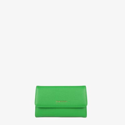 Zoé Flap Wallet - Green