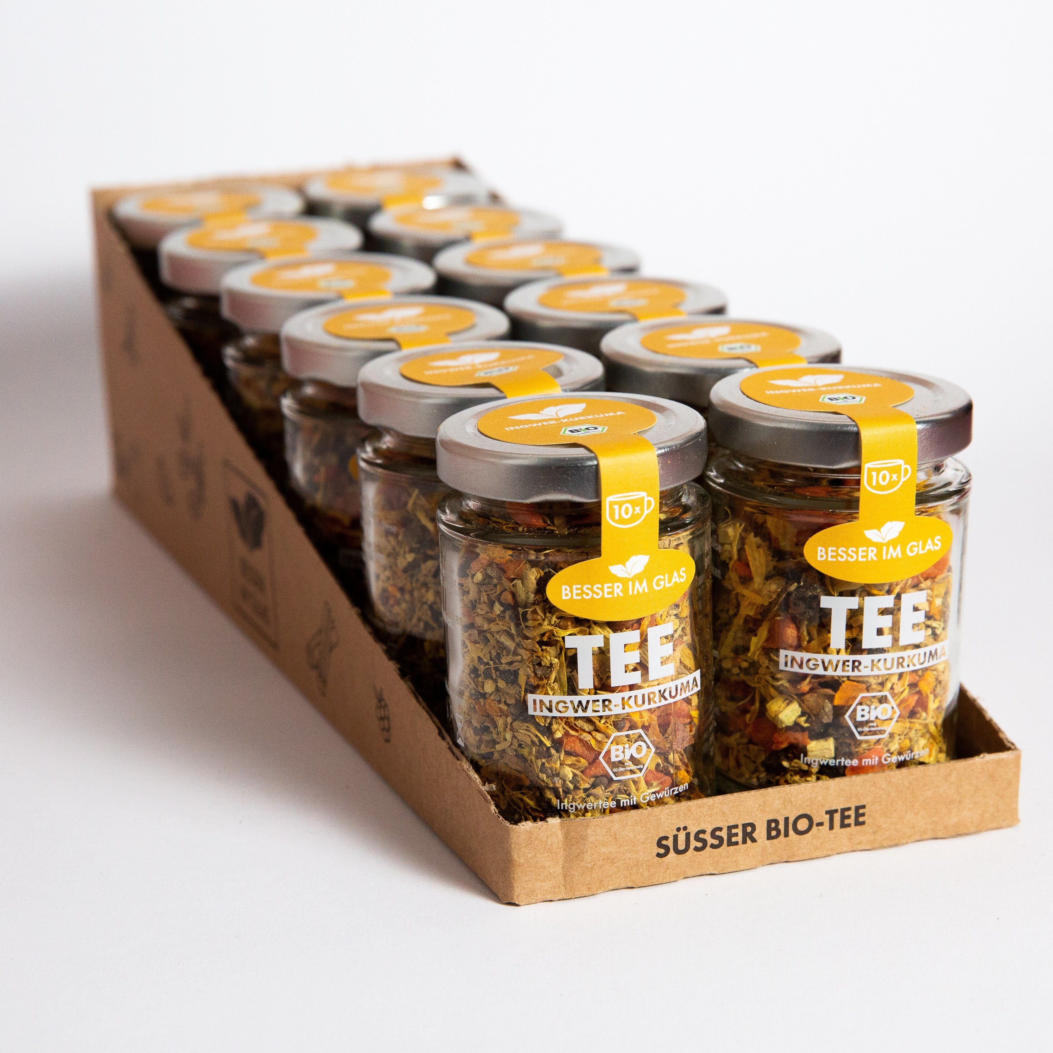 Pack de 12: Cúrcuma Jengibre pequeña (BIO) - Mejor en vaso