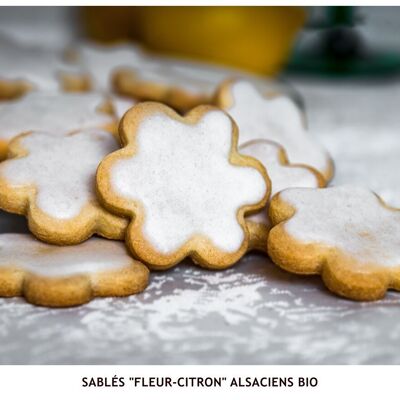 Sablés "Fleur-Citron" alsaciens bio - 1kg (VRAC)