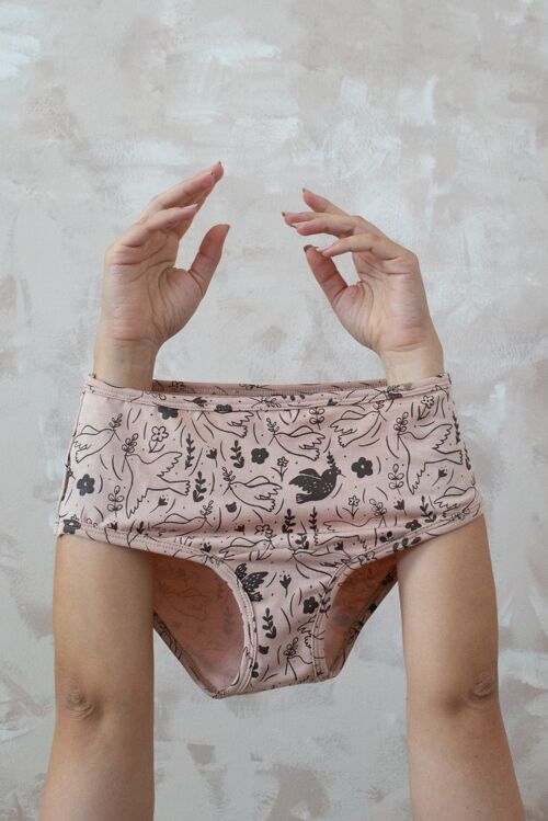 TENCEL™ Mid-Rise Undies PEACE