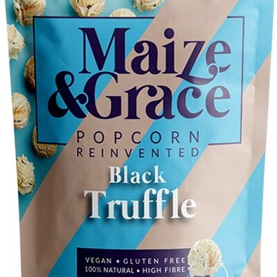 Palomitas de maíz con trufa negra de maíz y gracia