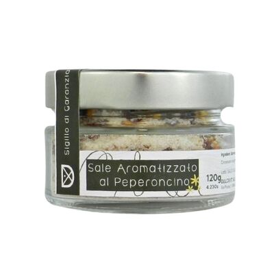 Salt with Hot Pepper 120 g Made in Italy