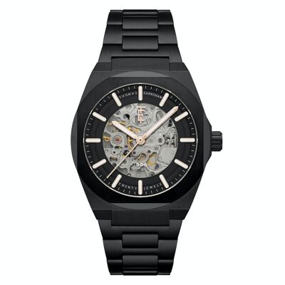 ES-8263-55 - Earnshaw Automatic Skeleton Men's Watch - Stainless Steel Strap - 3 Hands - Fowler Skeleton