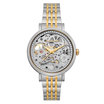 ES-8156-44 - Montre femme automatique squelette Earnshaw - Bracelet acier inoxydable - 3 aiguilles 1