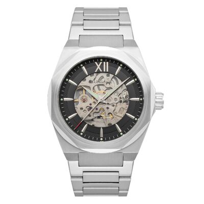 Earnshaw Skeleton Automatic Men's Watch ES-8183-22 - Stainless Steel Strap - 3 Hands