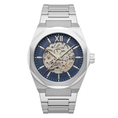 Earnshaw Esqueleto Automático Reloj para Hombre ES-8183-33 - Correa de Acero Inoxidable - 3 Agujas