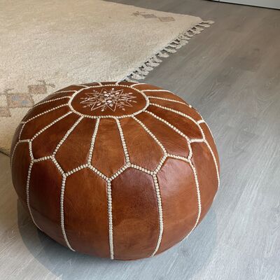 Intérieur de poufs marocains