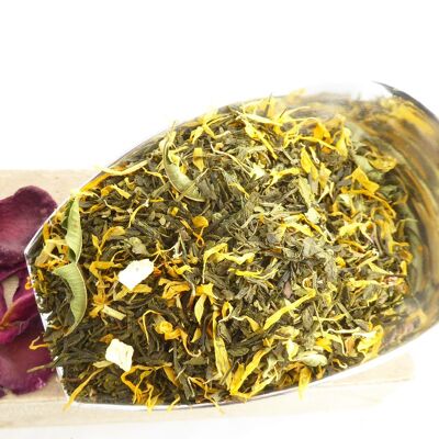 Bulk taste buds - organic green tea with citrus fruits