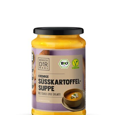 creamy sweet potato soup with coconut & ginger 380ml