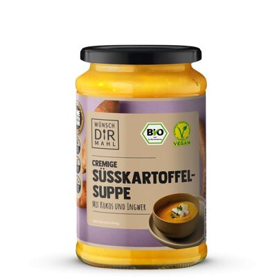 creamy sweet potato soup with coconut & ginger 380ml