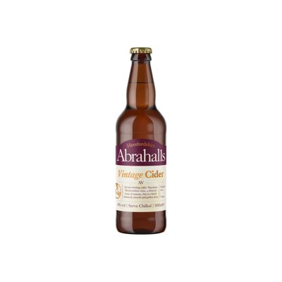Abrahalls Vintage Cidre 6% 12*500ml Bouteilles