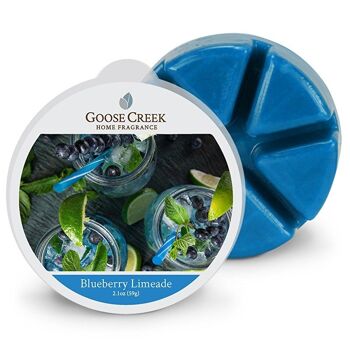 Cire fondue Goose Creek Candle® à la lime et aux bleuets 1