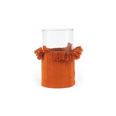 The Oh My Gee Candle Holder - Rust Velvet - XXL