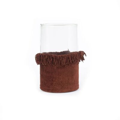 The Oh My Gee Candle Holder - Burgundy Velvet - XXL