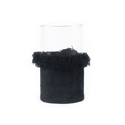 Candelabro Oh My Gee - Terciopelo negro - XXL