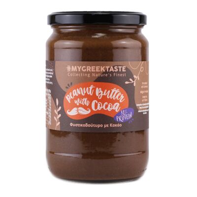 Weiche Erdnussbutter 32% Protein & Kakao – myGreekTaste – 700gr