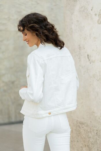 Veste Vaina velours BLANC 9