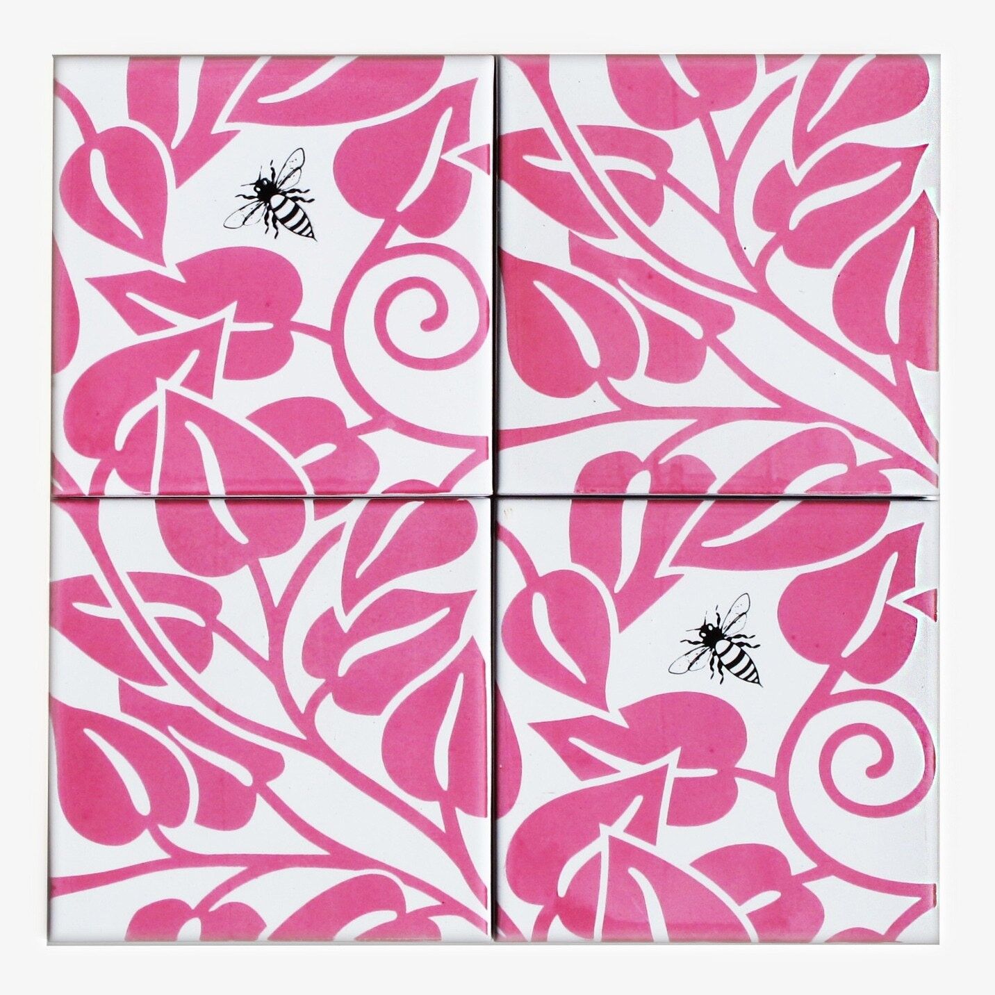 Murale decorativo in ceramica Tradimento 4 tessere