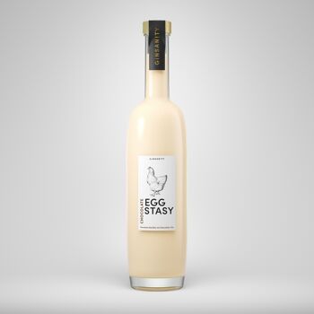 Pour Pâques: Chocolat EGGSTASY - lait de poule au gin au chocolat, 500 ml 1