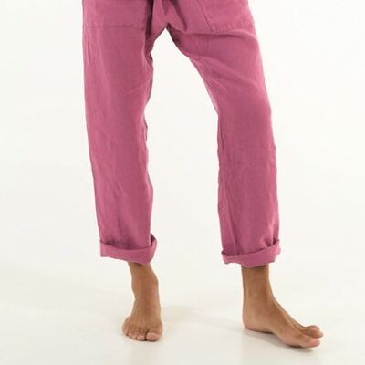 PETRA linen pants. GRAPES PURPLE