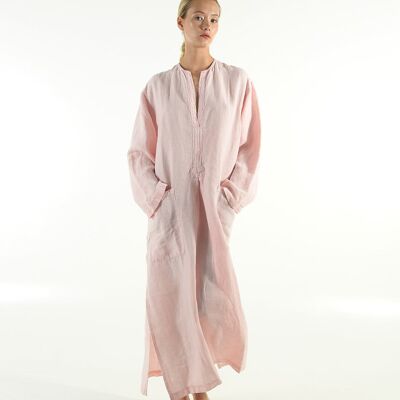 SPA woman linen kaftan ROSE PINK