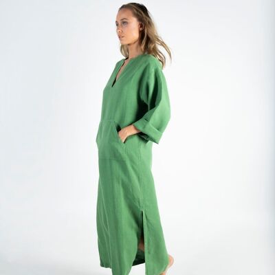 JEFF caftan Roman GREEN