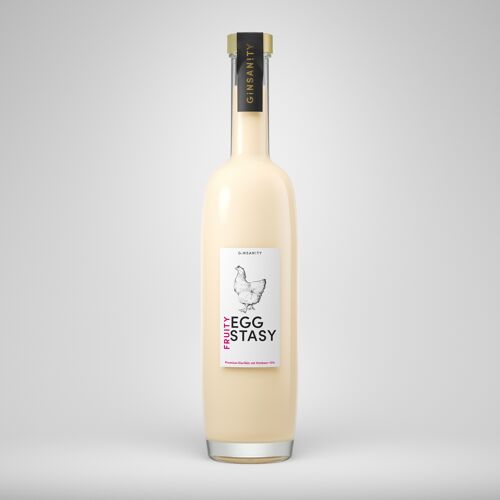 Für Ostern: Fruity EGGSTASY-Eierlikör mit Himbeere-Gin, 500 ml