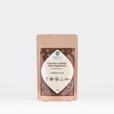 Coloration Végétale MARRON CLAIR - BIO - 100g