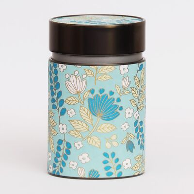 Floral Mix washi tea canister