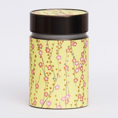 Floral Waterfall washi tea canister