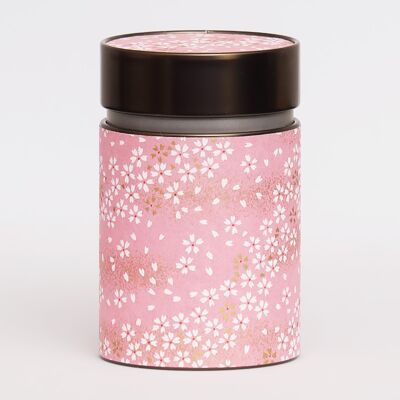 Soaring Cherry Blossom Washi Tea Canister